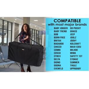ZOHZO Stroller Travel Bag for Standard or Double/Dual Strollers NWT